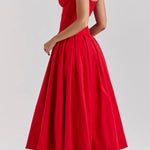 Milady strapless Midi Dress