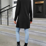 Lightweight Open Front Cardigans Long Sleeve Casual Soft Drape Knit Cardigan