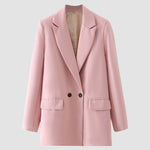 Two Buttons Loose Urban Casual Suit Women's Blazer Jacket