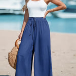 Brianna | Casual High-Waisted Wide-Leg Pants