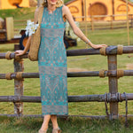 Nadorine Maxi Dresses Summer Dress Sleeveless Beach Dress (DE Only)