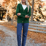 Nadorine Women's Oversized Button Sweaters Open Front Cardigans
