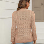 Nadorine Women's Lightweight Crochet Cropped Cardigan