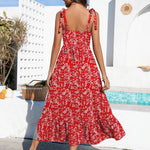 Nadorine Maxi Dress with Pockets Spaghetti Strap Sundress