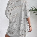 Nadorine Short Sleeve Boho Oversized Knitted Cardigan