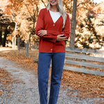 Nadorine Women's Oversized Button Sweaters Open Front Cardigans