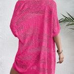 Nadorine Short Sleeve Boho Oversized Knitted Cardigan