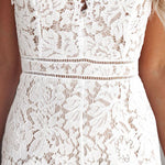 Glimpse Of Glam Lace Jumpsuit Wedding  Bridal romper