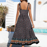 Nadorine Maxi Dress with Pockets Spaghetti Strap Sundress