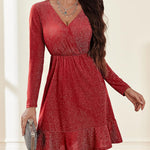 Nadorine Dress Women's Christmas Dress Elegant Winter Dress (DE Only)