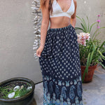 Nadorine Women's Boho Floral Skirt