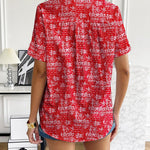 Nadorine Women Linen Button Down Shirt