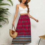 Nadorine Women's Boho Floral Skirt