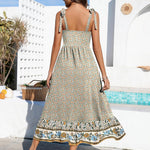 Nadorine Maxi Dress with Pockets Spaghetti Strap Sundress