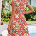 Zeagoo Womens Summer A-Line Flowy Dress with Pockets