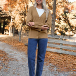 Nadorine Women's Oversized Button Sweaters Open Front Cardigans
