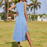 Nadorine Women Casual Summer Dress Pleated Sundress