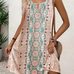 Nadorine Casual Boho Sleeveless Sundresses with Pockets