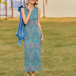 Nadorine Maxi Dresses Summer Dress Sleeveless Beach Dress (DE Only)