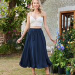 Nadorine Skirt Long Elegant Skirts High Waist Maxi Skirt (DE Only)