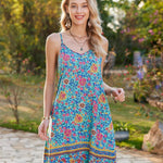 Nadorine Women's Boho Beach Dress  Casual Summer Dress (DE Only)