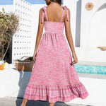 Nadorine Maxi Dress with Pockets Spaghetti Strap Sundress