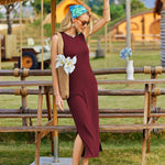 Nadorine Maxi Dresses Summer Dress Sleeveless Beach Dress (DE Only)