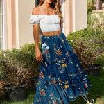 Nadorine Rock Damen Elegant Hohe Taille Skirt (DE Only)