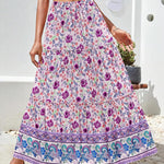 Zeagoo Womens Casual Maxi Skirts High Waist Boho Skirts