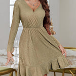 Nadorine Dress Women's Christmas Dress Elegant Winter Dress (DE Only)