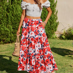 Nadorine Rock Damen Elegant Hohe Taille Skirt (DE Only)