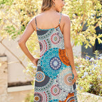Nadorine Women's Sleeveless Boho Beach Dress Floral Mini Sundress