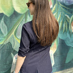 Nadorine Women's Blazer Elegant 3/4 Sleeve Long Blazer (DE Only)