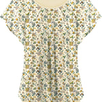 Nadorine Women's Blouse Batwing Blouse Shirts (DE Only)