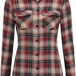 Nadorine Checked Shirt Women's Long Sleeve Costume Blouse (DE Only)