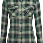 Nadorine Checked Shirt Women's Long Sleeve Costume Blouse (DE Only)