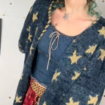 Retro Starry Sky Cardigan Sweater