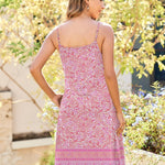Nadorine Women's Sleeveless Boho Beach Dress Floral Mini Sundress