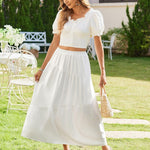 Nadorine Long Women's Elegant Maxi Skirt with Pockets (DE Only)