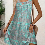 Nadorine Casual Boho Sleeveless Sundresses with Pockets