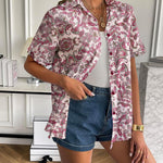 Nadorine Women Linen Button Down Shirt