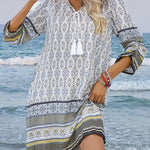 Nadorine Summer Dresses Women's Bohemian Flower Dress (DE Only)