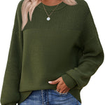 Nadorine Cozy Crewneck Chunky Knit Sweater (US Only)