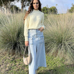 Nadorine Women's 2024 Fall Turtleneck Sweaters Loose Knit Pullover