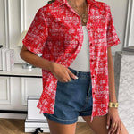 Nadorine Women Linen Button Down Shirt