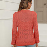 Nadorine Women's Lightweight Crochet Cropped Cardigan