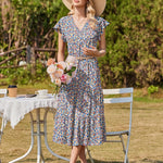 Zeagoo Women's Summer Maxi Dress Casual A Line Beach Dress (DE Only)