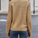 Nadorine Women's Knit Cardigan Long Sleeve Open Front Cropped Jackets