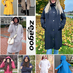 Nadorine Waterproof Raincoat Lightweight Rain Jacket