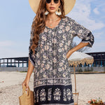 Nadorine Summer Dresses Women's Bohemian Flower Dress (DE Only)